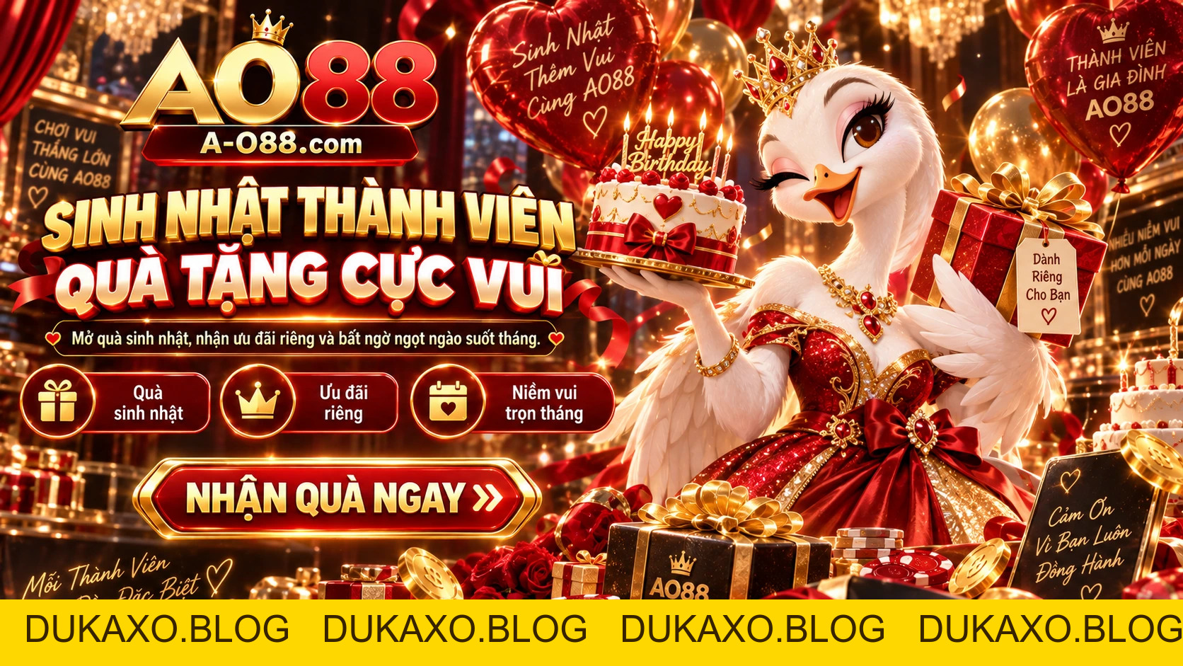 Sự Kiện AO88 – Khuyến Mãi Hàng Ngày & Cuối Tuần - DUKAXO