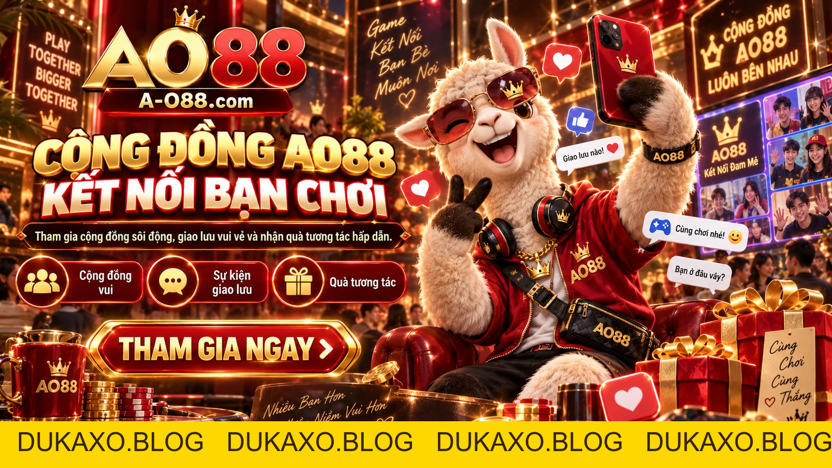 Giới Thiệu Bạn Bè AO88 – Mời Bạn & Theo Dõi Thưởng - DUKAXO