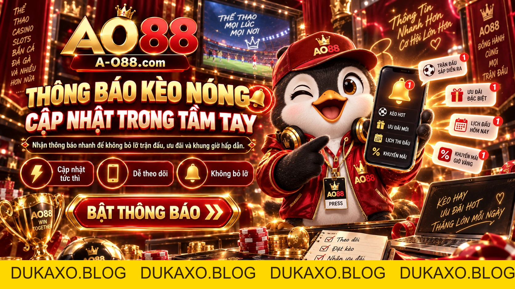 Tải App AO88 – Cài Đặt Nhanh Android & iOS - DUKAXO