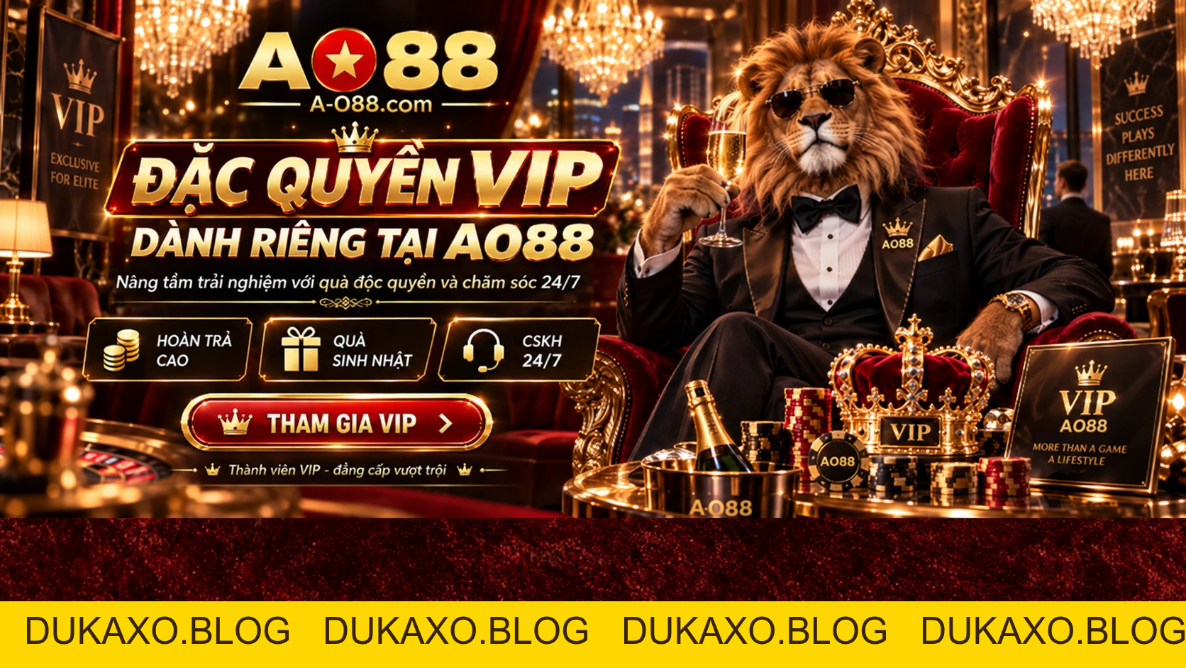 VIP AO88 – Đặc Quyền, Hoàn Thưởng & Hỗ Trợ - DUKAXO