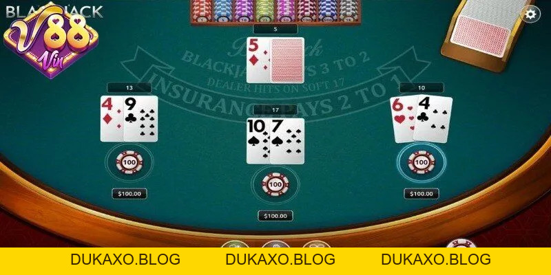 Game Blackjack 88Vin mang lại cơ hội trúng thưởng lớn - DUKAXO